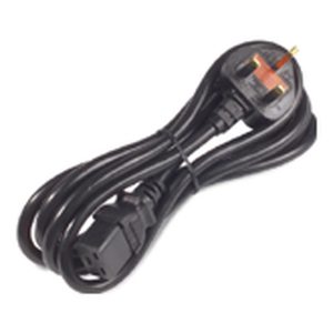 Power Cord, C19 to BS1363A UK